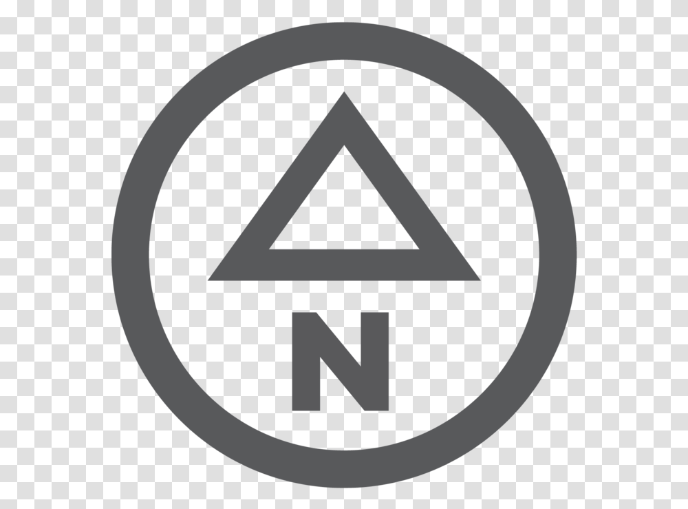 North Arrow Traffic Sign, Triangle Transparent Png