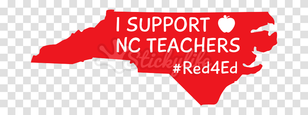 North Carolina Decal Example Red For Ed North Carolina, Poster, Advertisement, Outdoors Transparent Png