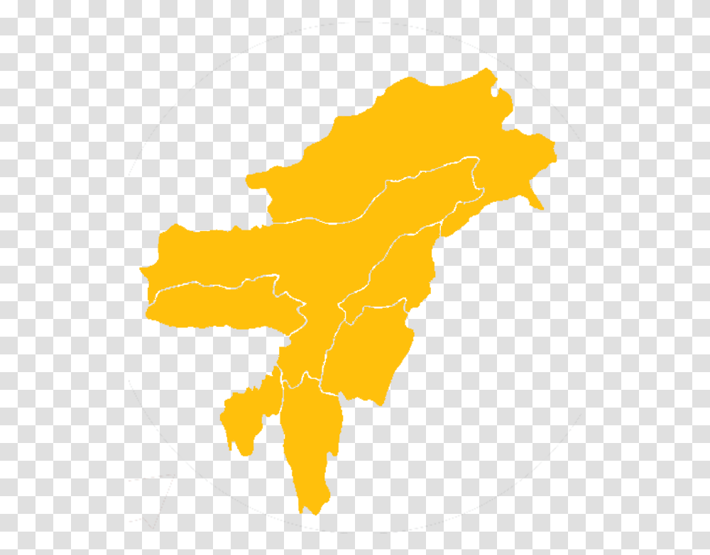 North East India Blank Map, Fish, Animal, Rock Beauty, Sea Life Transparent Png