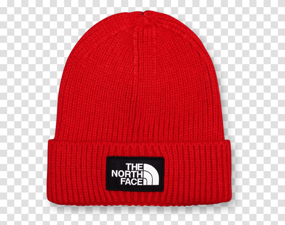 North Face Logo Box Cuff Tnf Red North Face, Clothing, Apparel, Baseball Cap, Hat Transparent Png