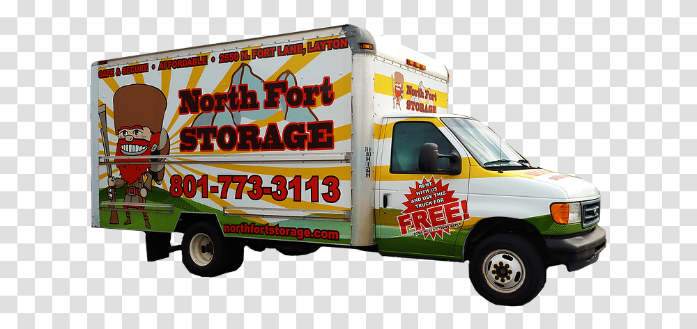 North Fort Storage Layton Utah Moving Truck Commercial Vehicle, Van, Transportation, Moving Van, Ambulance Transparent Png
