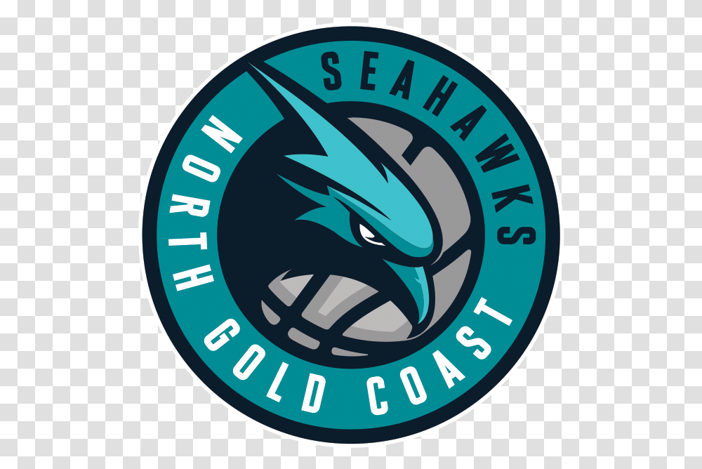 North Gold Coast Seahawks Men Basketball Qld Qbl Seahawks Basketball Gold Coast, Logo, Symbol, Text, Label Transparent Png