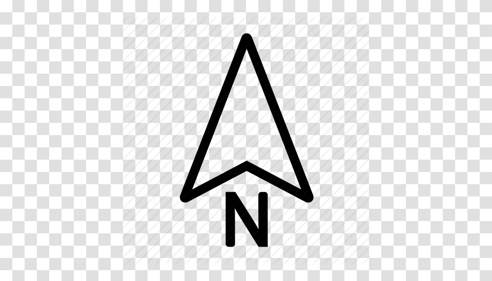 North Icon Image, Triangle Transparent Png