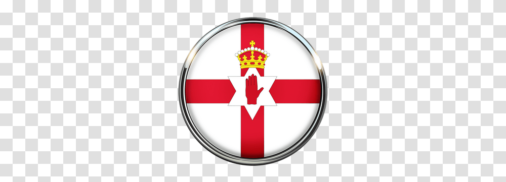 North Ireland Flag Circle Images - Free Northern Ireland Round Flag, Symbol, Logo, Trademark, First Aid Transparent Png
