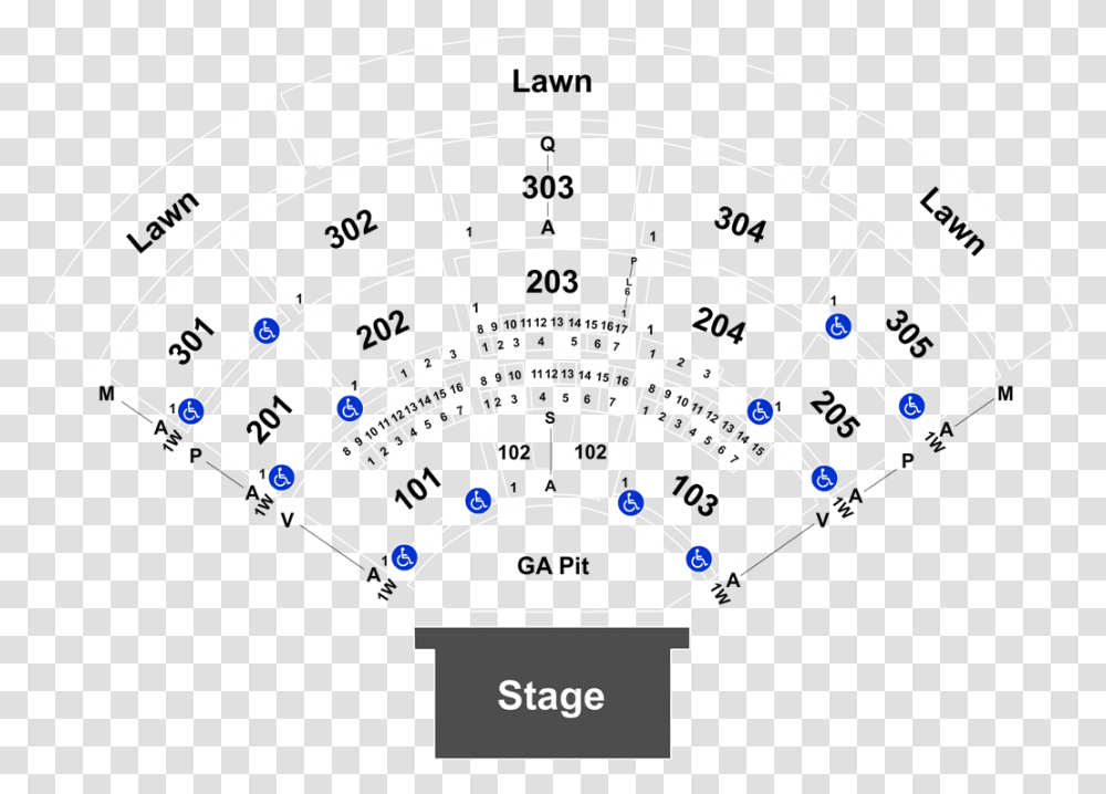 North Island Credit Union Amphitheatre Seating Chart, Gauge, Tachometer, Scoreboard Transparent Png