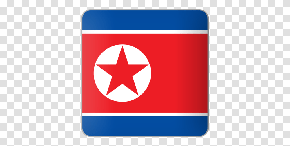 North Korea Flag, First Aid, Star Symbol, Sign Transparent Png