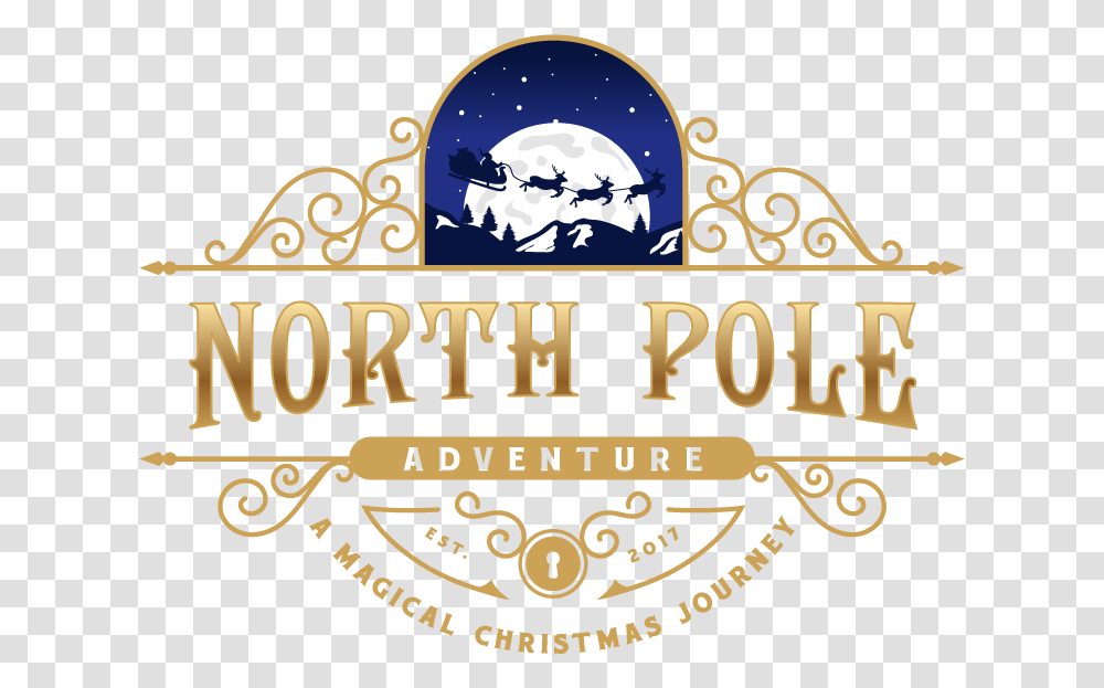 North Pole Adventure Illustration, Logo, Label Transparent Png