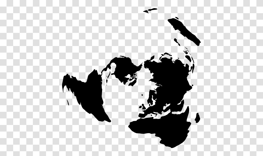 North Pole Centric Global Map Svg Clip Arts North Pole Map Vector, Gray, World Of Warcraft Transparent Png