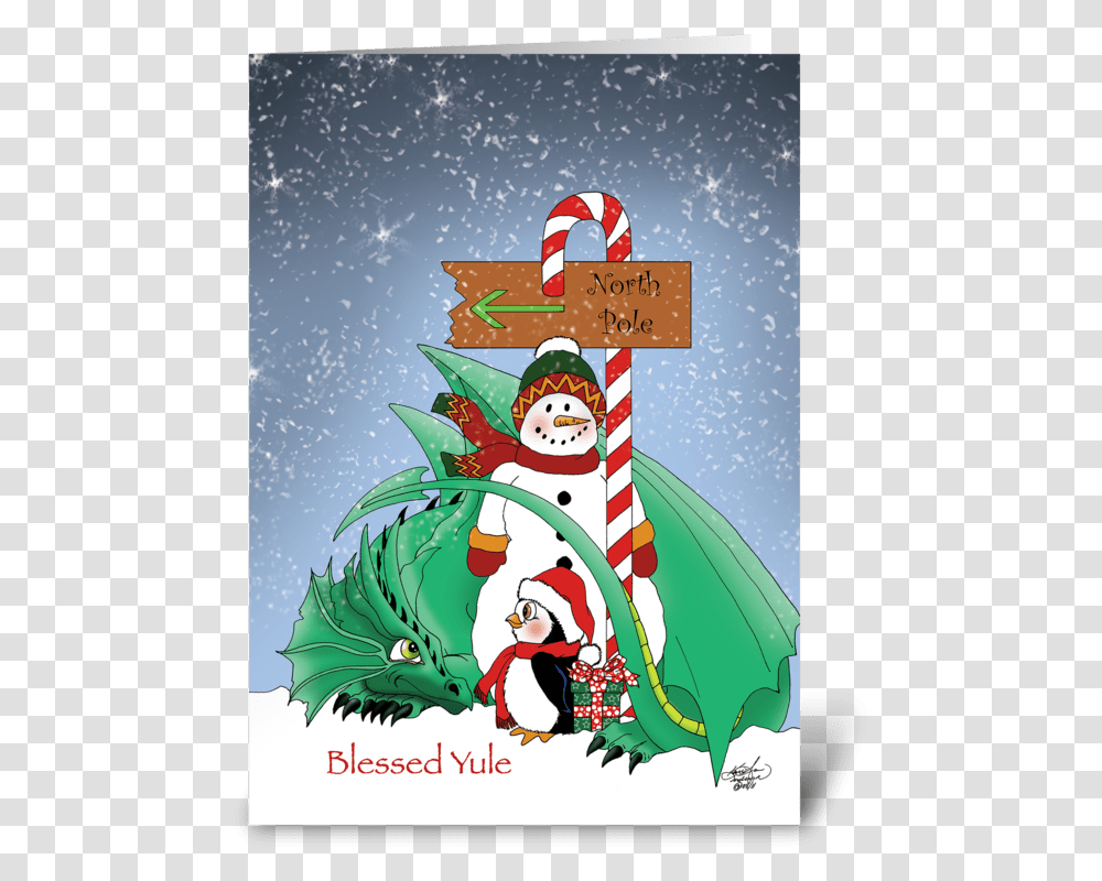 North Pole Greeting Card Cartoon, Nature, Outdoors, Tree, Plant Transparent Png