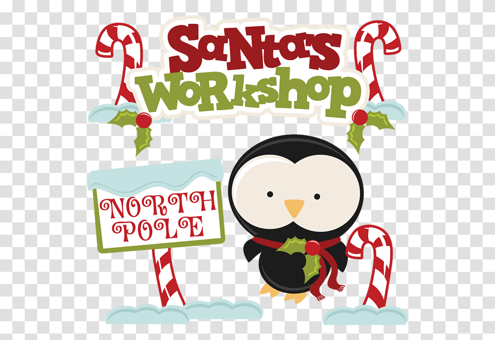 North Pole Santa's Workshop Clip Art Free, Advertisement, Poster, Flyer, Paper Transparent Png
