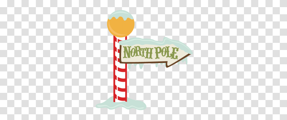 North Pole Sign, Fence, Candle Transparent Png