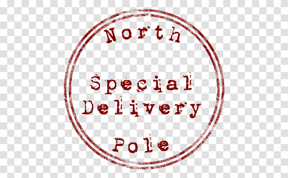 North Pole Special Delivery Circle, Label, Gauge, Tachometer Transparent Png
