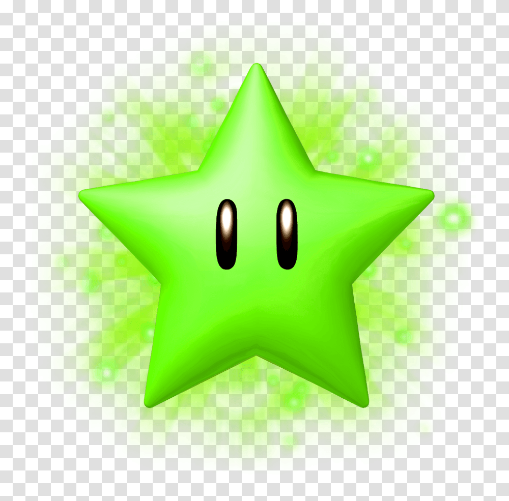 North Star Clipart Super Mario Green Star, Star Symbol, Toy Transparent Png