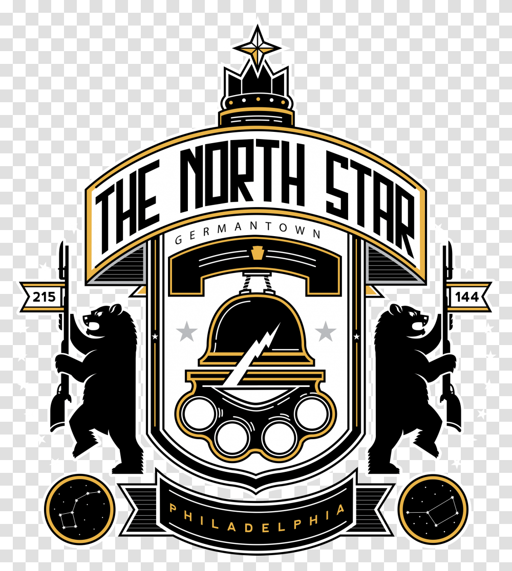 North Star Mixed Martial Arts Clipart Download, Label, Logo Transparent Png