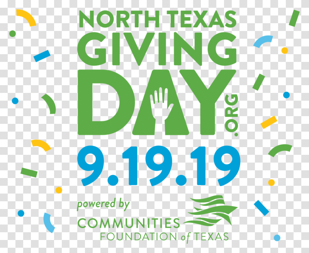 North Texas Giving Day 2019, Poster, Advertisement, Flyer Transparent Png