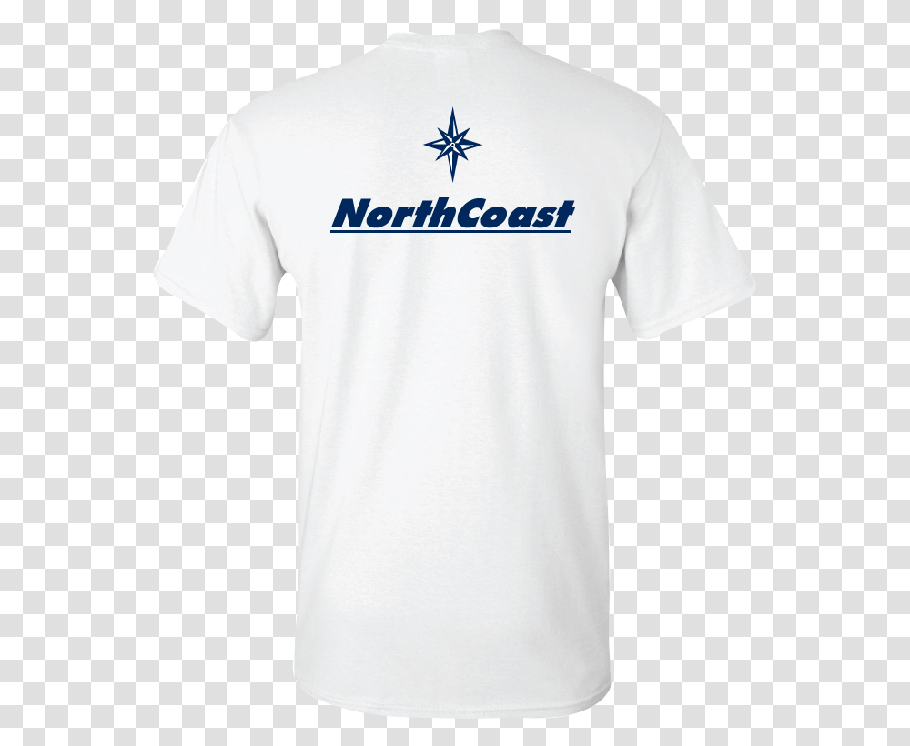 Northcoast Boats Navy Logo Tee Round Neck, Clothing, Apparel, Shirt, T-Shirt Transparent Png
