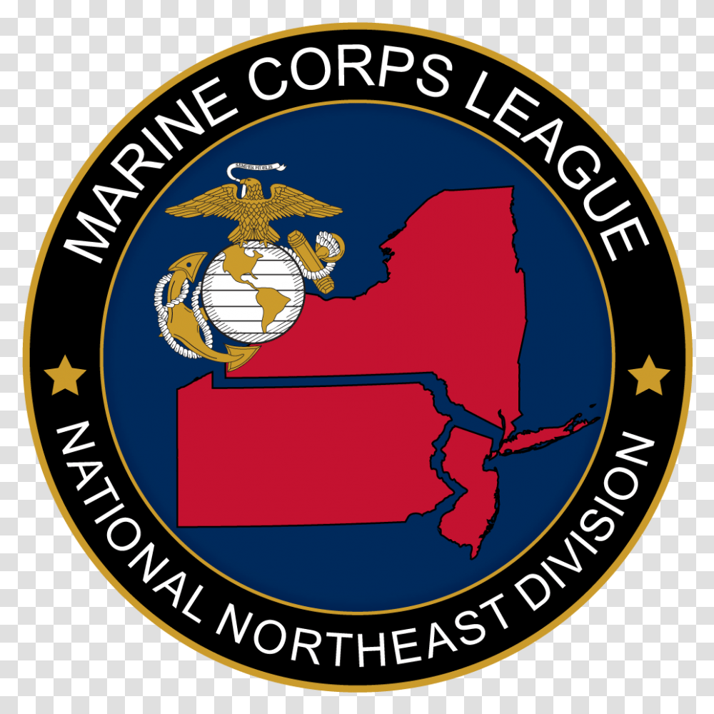 Northeast Division Marine Corps League Emblem, Logo, Label Transparent Png