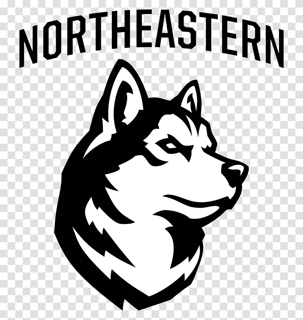 Northeastern Huskies, Stencil, Poster, Advertisement Transparent Png