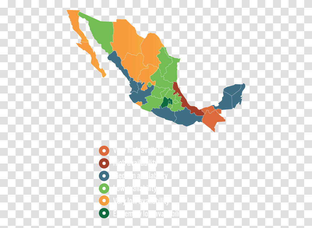 Northern And Southern Mexico Differences, Map, Diagram, Plot, Atlas Transparent Png