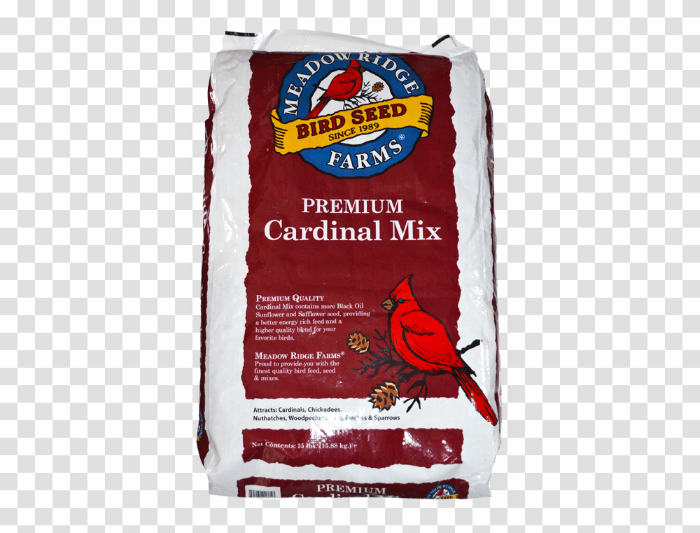 Northern Cardinal, Bird, Animal, Food, Powder Transparent Png