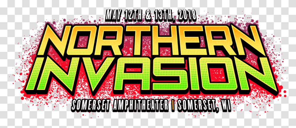 Northern Invasion Northern Invasion 2018 Logo, Pac Man, Text, Poster, Advertisement Transparent Png