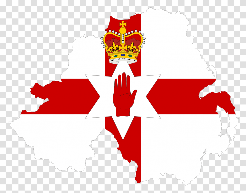 Northern Ireland Flag Clipart, Logo, Emblem Transparent Png