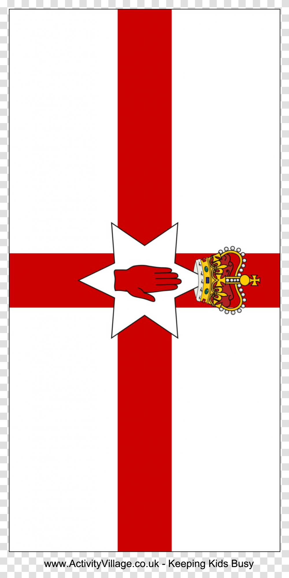 Northern Ireland Flag Small, Star Symbol, American Flag, Emblem Transparent Png