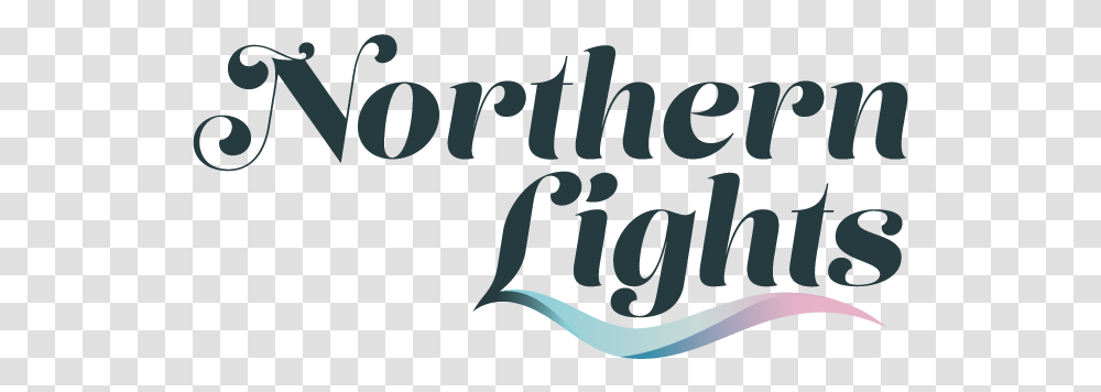 Northern Lights Calligraphy, Word, Alphabet, Label Transparent Png