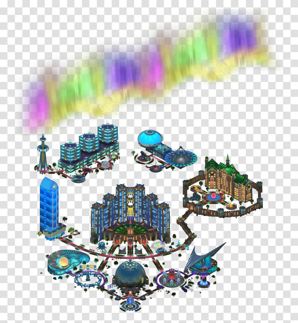 Northern Lights Megapolis Wiki Fandom Illustration, Lighting, Building, Urban, Pattern Transparent Png