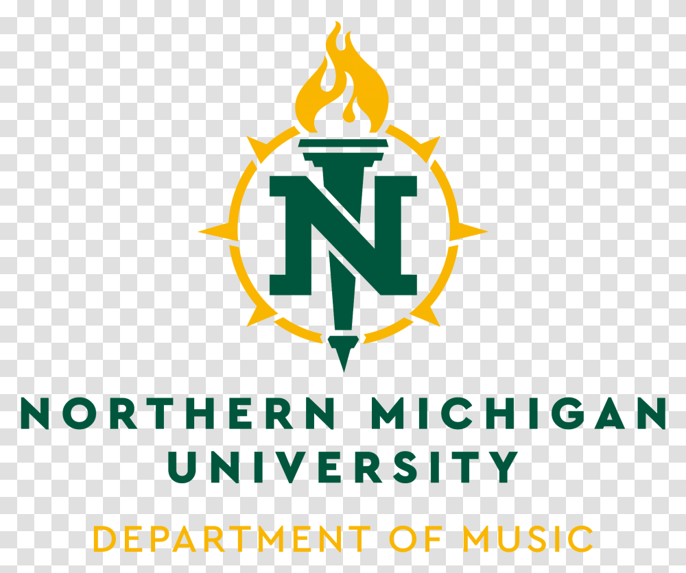 Northern Michigan University Academic Logo, Light, Torch, Poster, Advertisement Transparent Png