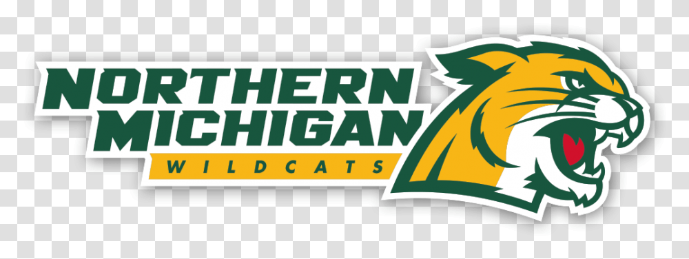 Northern Michigan University Logo Northern Michigan University Wildcats, Text, Symbol, Label, Chair Transparent Png