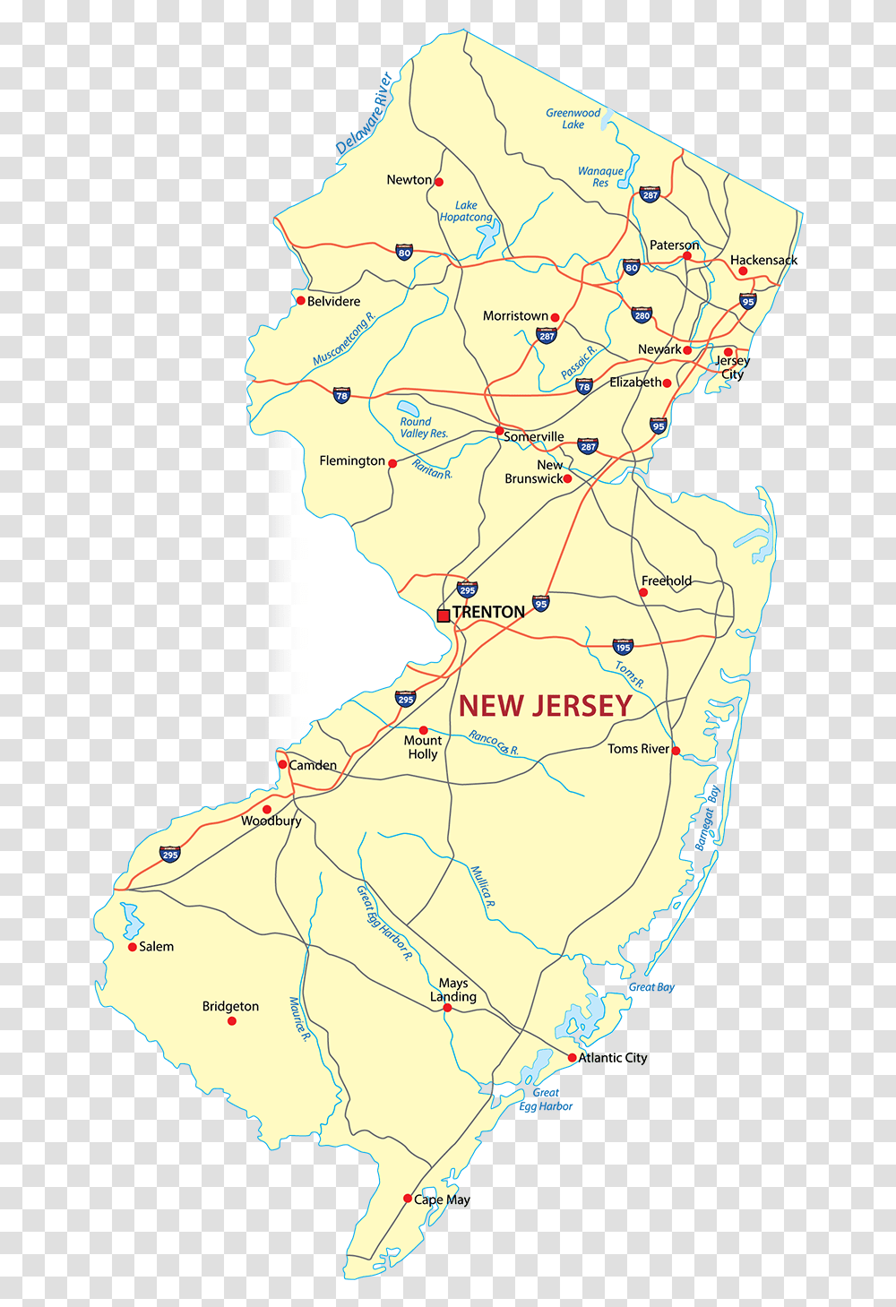 Northern Vs Southern Nj, Map, Diagram, Plot, Atlas Transparent Png