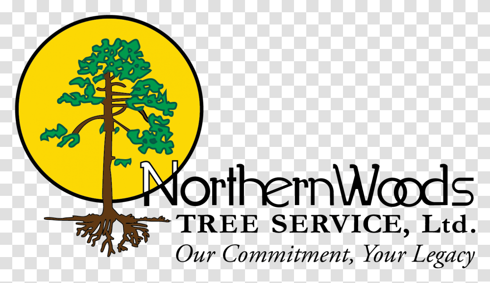 Northern Woods Tree Service Logo Tree, Astronomy, Outer Space, Universe, Planet Transparent Png