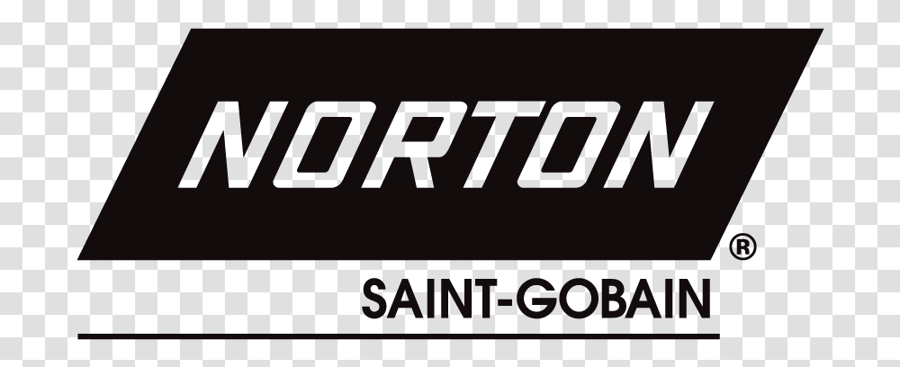 Norton Logo 2012 Blue Mono Black Saint Gobain, Word, Trademark Transparent Png