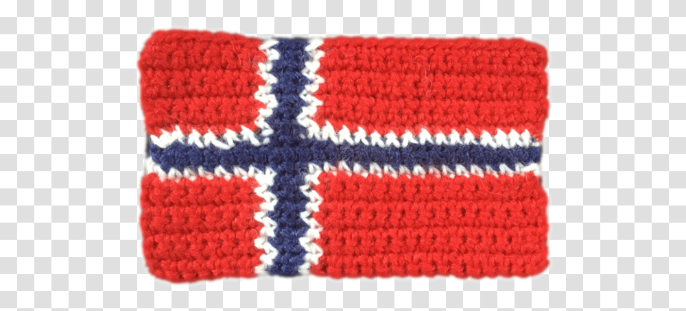 Norway Flag Knitting Pattern, Rug Transparent Png