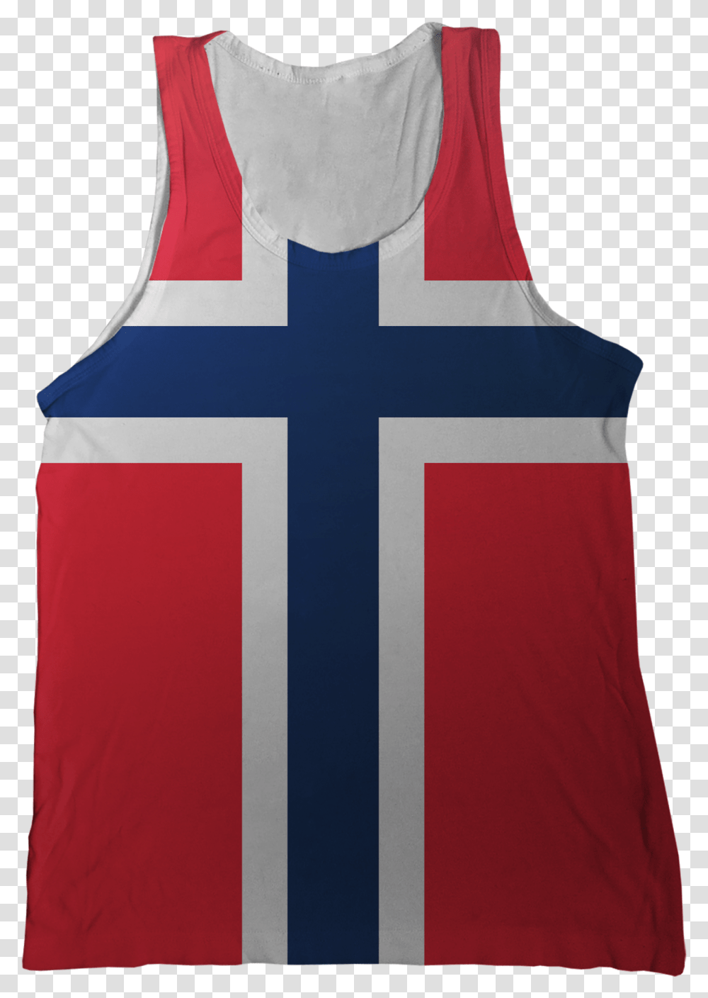 Norway Flag Tank Top Vest, Apparel, Bib Transparent Png
