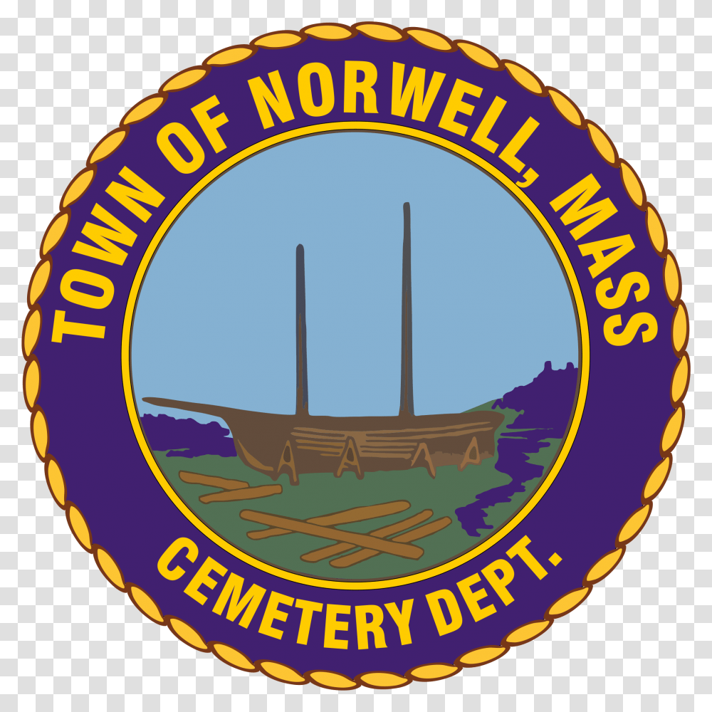 Norwell Town Seal Cemetery, Logo, Trademark, Emblem Transparent Png