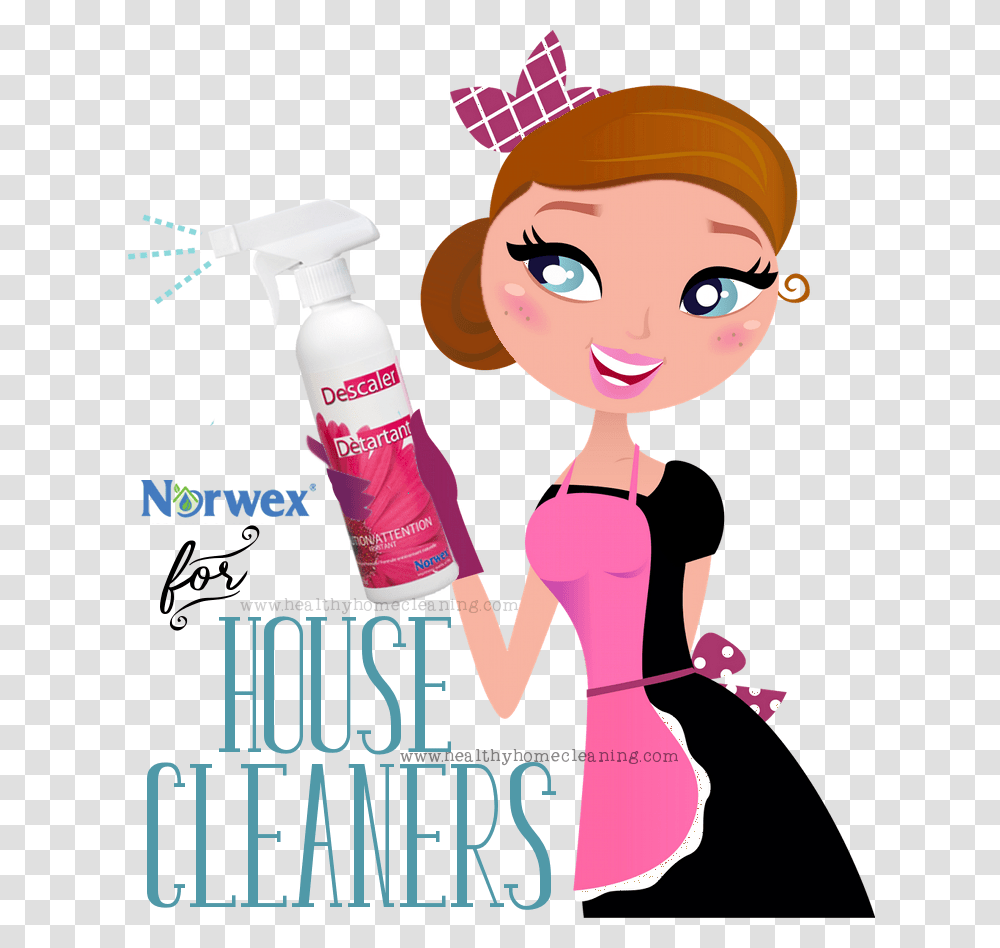 Norwex For House Cleaners Cartoon Cleaning, Aluminium, Tin, Can, Spray Can Transparent Png