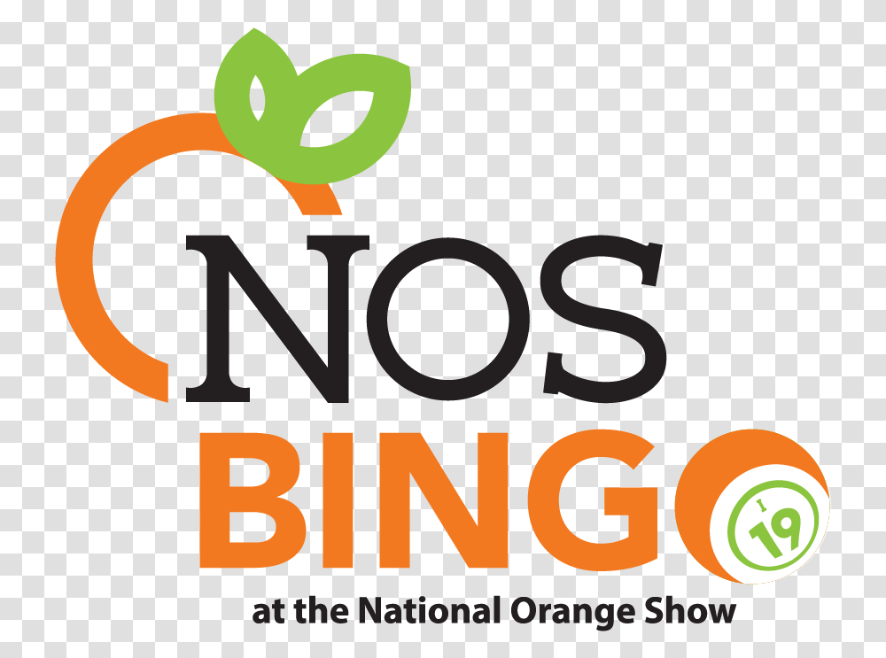 Nos Bingo Logo Orange County Health Department, Alphabet, Label Transparent Png