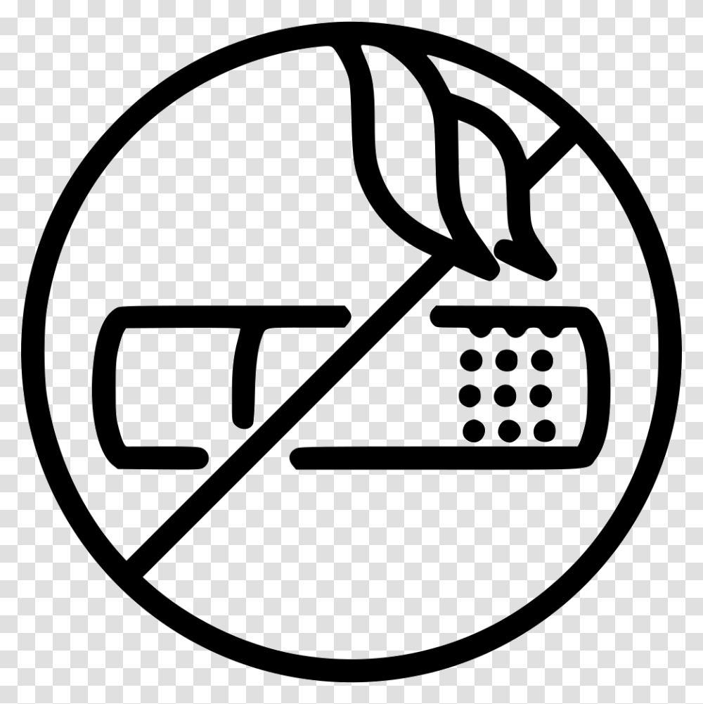 Nosmoking Smoking Smoke Forbidden Logo Del America, Label, Lawn Mower Transparent Png