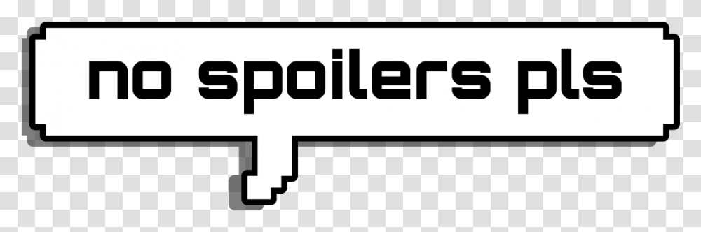 Nospoilers Spoiler Speechbubble Pixel Freetoedit Calligraphy, Label, Logo Transparent Png