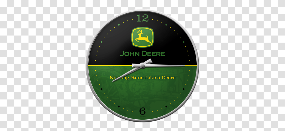 Nostalgic Art Wall Clock John Deere John Deere Sign, Analog Clock, Disk Transparent Png