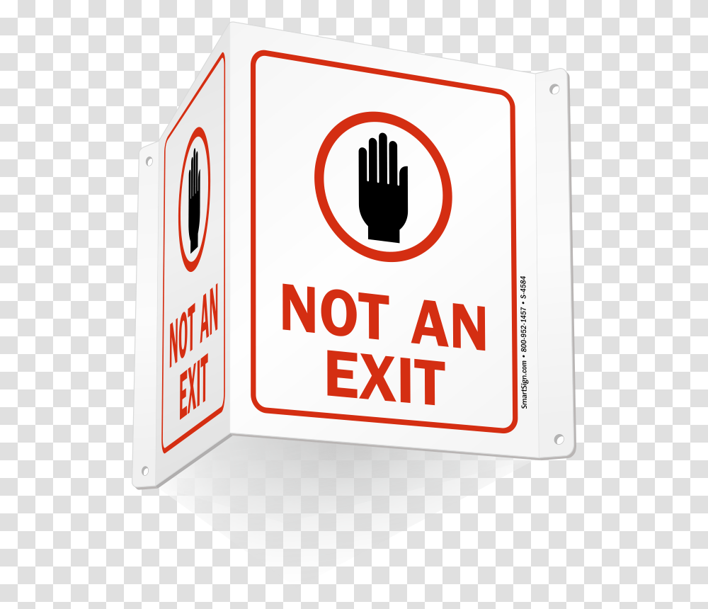 Not An Exit Sign Illustration, Label, Appliance, Advertisement Transparent Png