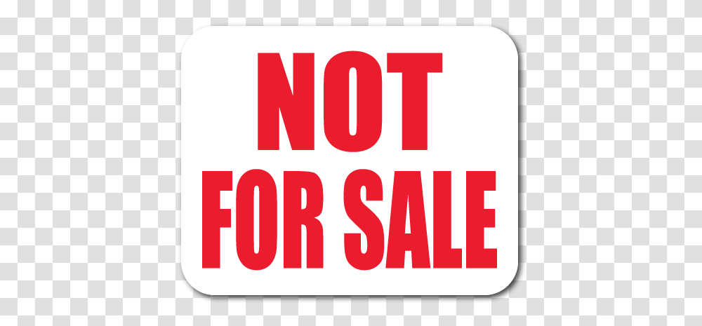 Not For Sale Stickers Car For Sale Sign Template, First Aid, Text, Word, Alphabet Transparent Png