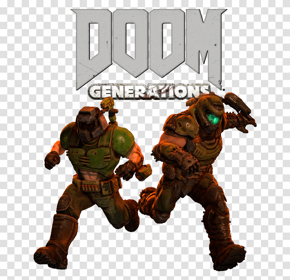 Not Much A Doom Fan But I Want To Share Anyway Some Stupid Classic And Modern Doomguy, Person, Human, Quake, People Transparent Png
