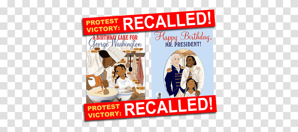 Not Recommended A Birthday Cake For George Washington Birthday Cake For George Washington, Person, Text, Advertisement, Poster Transparent Png