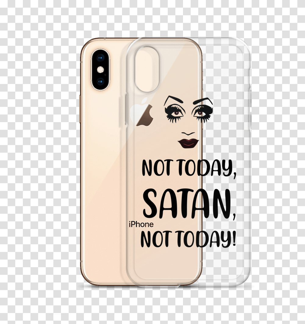 Not Today Satan Iphone Case Mobile Phone Case, Electronics, Cell Phone, Text, Book Transparent Png