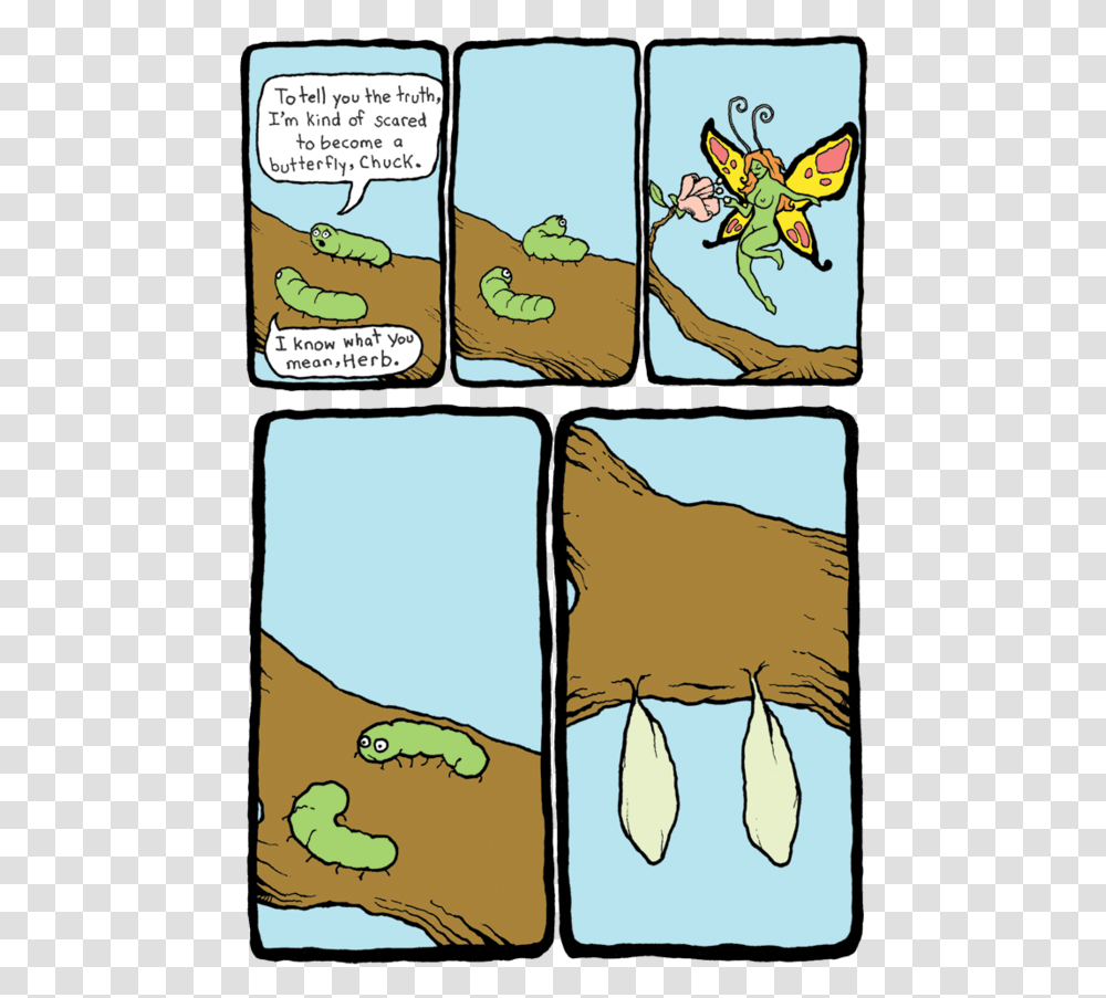 Not Turned Into A Butterflyturn Into Comics With Dark Endings, Book, Bird, Animal, Pillow Transparent Png