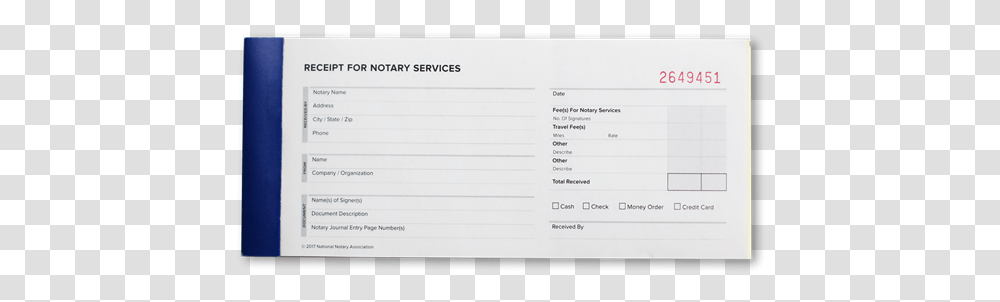 Notary Receipt Book Notary Public Receipt Book, Page, Document, Word Transparent Png