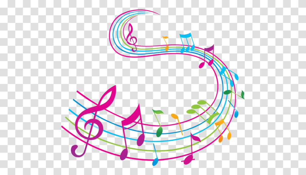 Notas Musicales Music Notes Color, Light, Hat, Clothing, Apparel Transparent Png